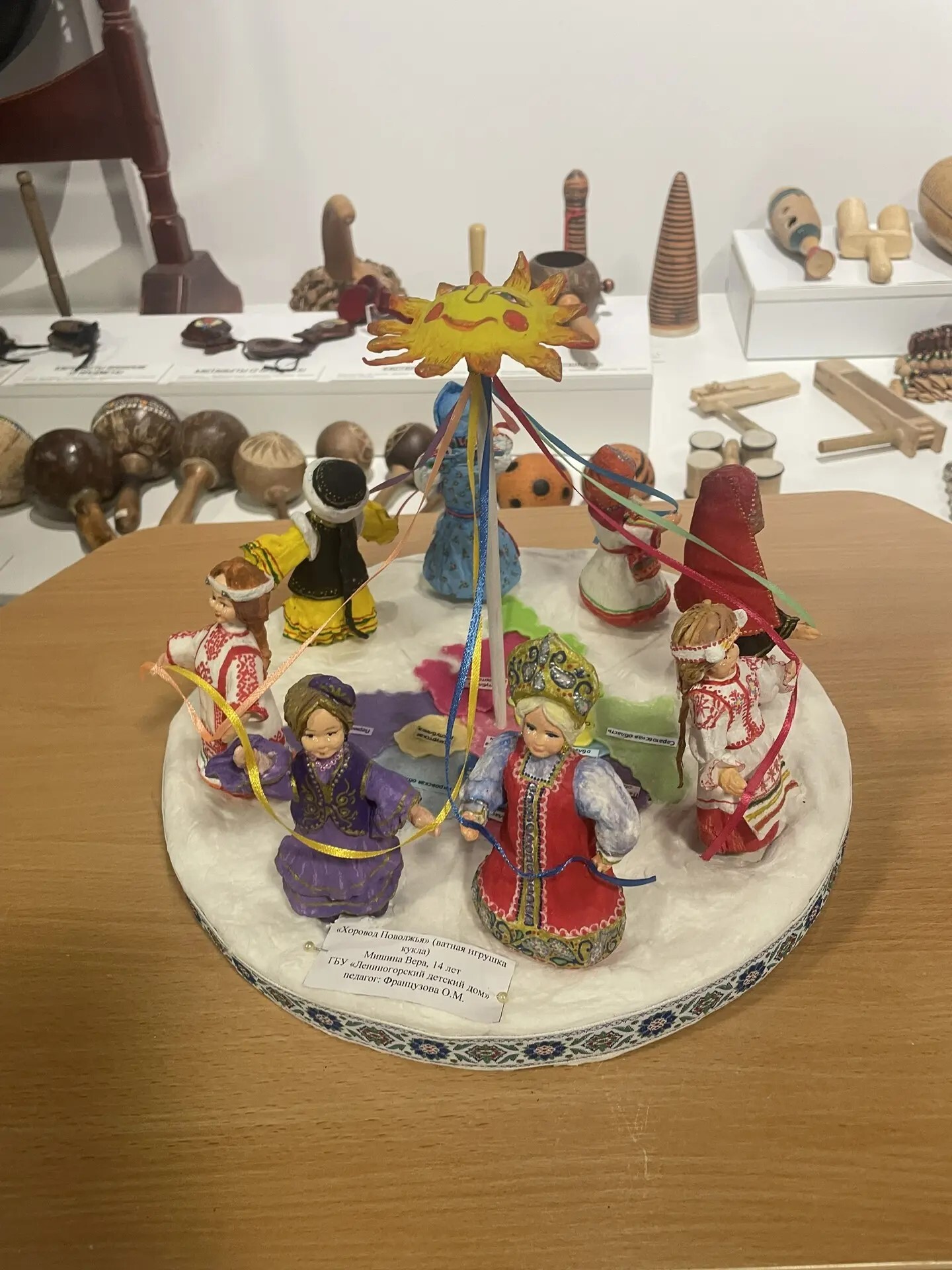Ватная игрушка кукла "Хоровод Поволжья". Мишина Вера Петровна