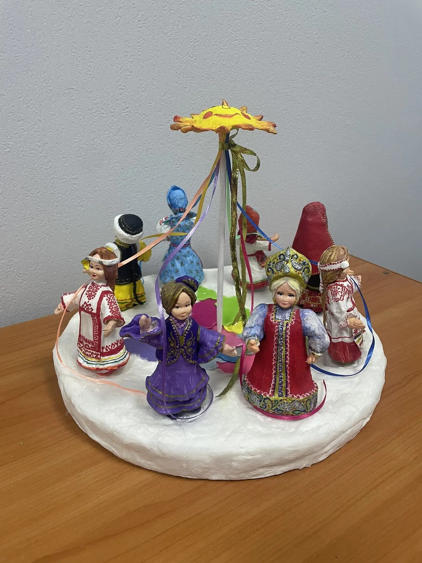 Ватная игрушка кукла "Хоровод Поволжья". Мишина Вера Петровна