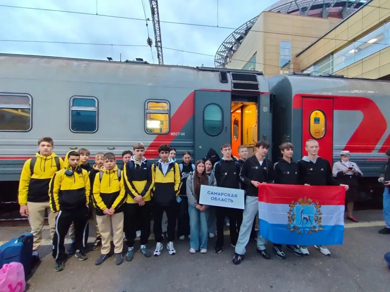 Команда из Самарской области тоже уже в Уфе! 💙 🧡 💙 